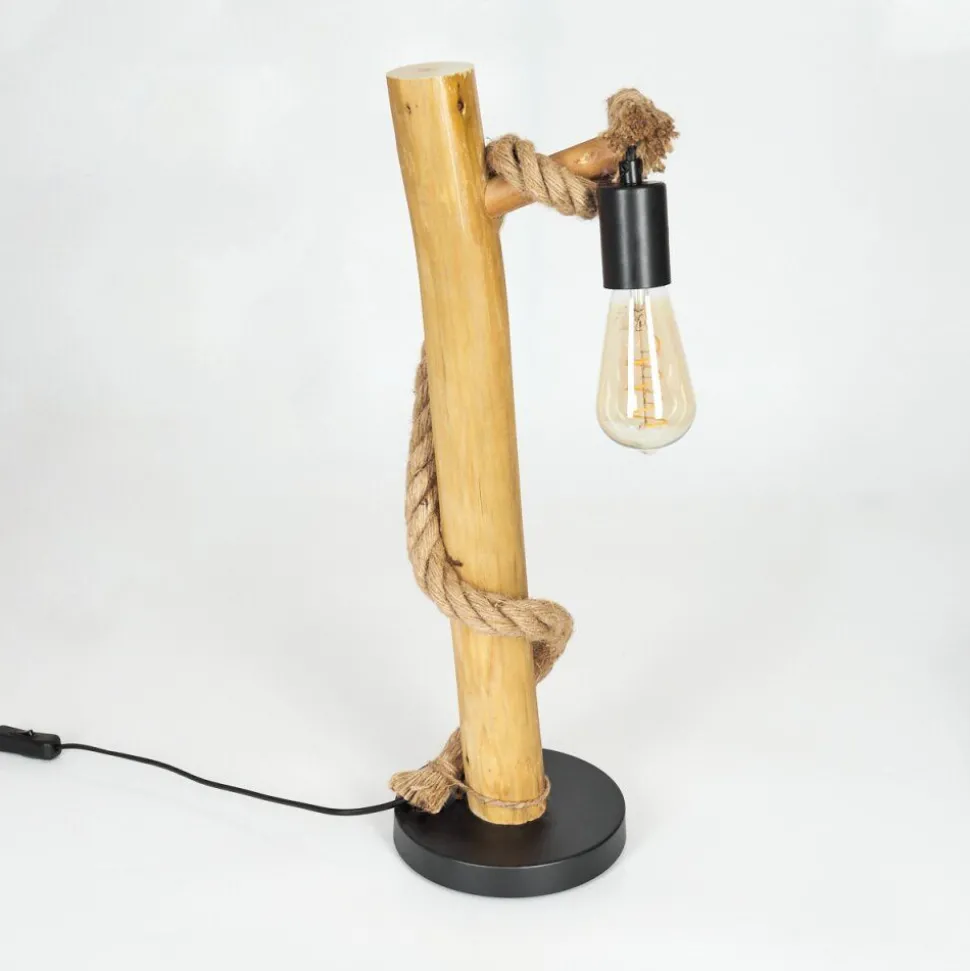 Lampe De Tableriekje Ecru, Noir, 1 Lumiere