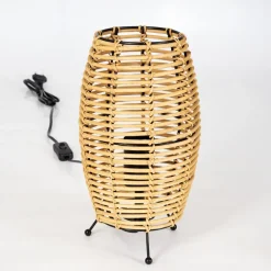 Lampe De Tablesepins Ecru, Noir, 1 Lumiere