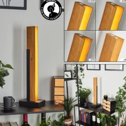 Lampe De Tableteira Led Ecru, Noir, 1 Lumiere