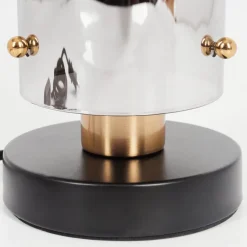 Lampe De Tablevaurois Laiton, Noir, 1 Lumiere
