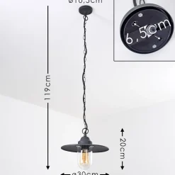 Lampe D'Exterieur Mijas Anthracite, 1 Lumiere