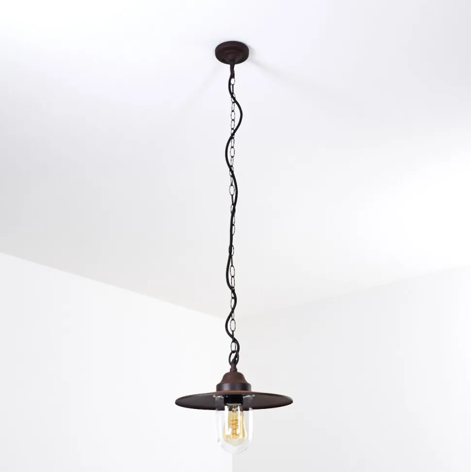 Lampe D'Exterieur Mijas Rouille, 1 Lumiere