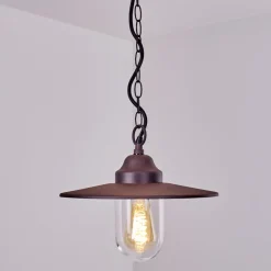 Lampe D'Exterieur Mijas Rouille, 1 Lumiere