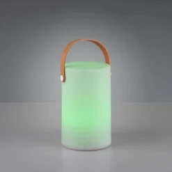 Lampe D'Exterieur Reality Aruba Led Blanc, 1 Lumiere, Changeur De Couleurs