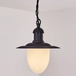 Lampe D'Exterieur Surnu Noir, 1 Lumiere