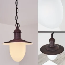Lampe D'Exterieur Surnu Rouille, 1 Lumiere
