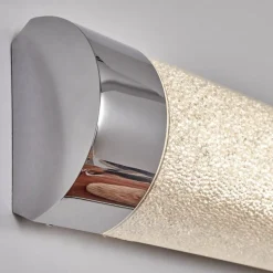 Lampe Miroir Morges Led Chrome, Scintillant, Blanc, 1 Lumiere