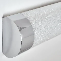Lampe Miroir Morges Led Chrome, Scintillant, Blanc, 1 Lumiere