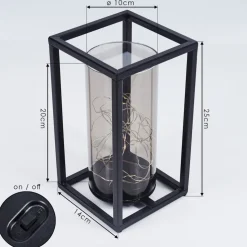 Lampe Solaire Aracaju Led Noir, 30 Lumieres