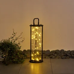 Lampe Solaire Aracaju Led Noir, 1 Lumiere