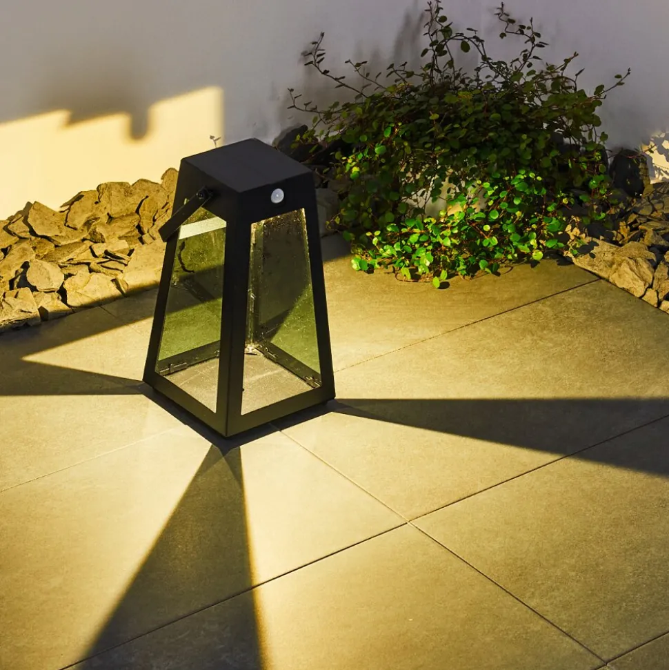 Lampe Solaire Arnhem Led Noir, 1 Lumiere