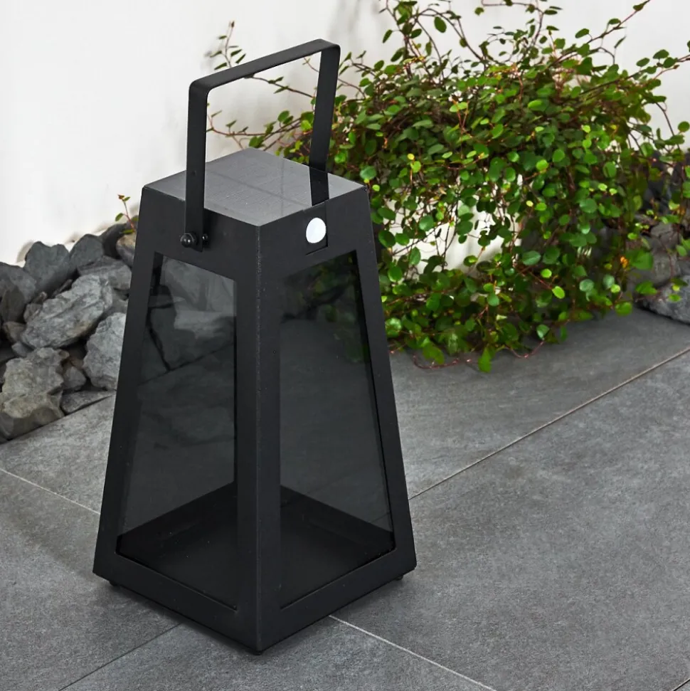 Lampe Solaire Arnhem Led Noir, 1 Lumiere
