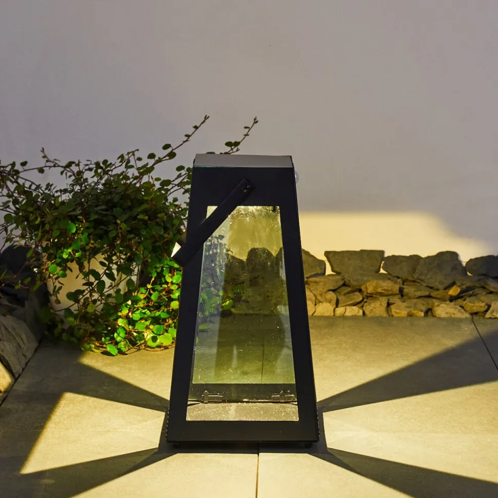 Lampe Solaire Arnhem Led Noir, 1 Lumiere