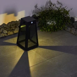 Lampe Solaire Arnhem Led Noir, 1 Lumiere