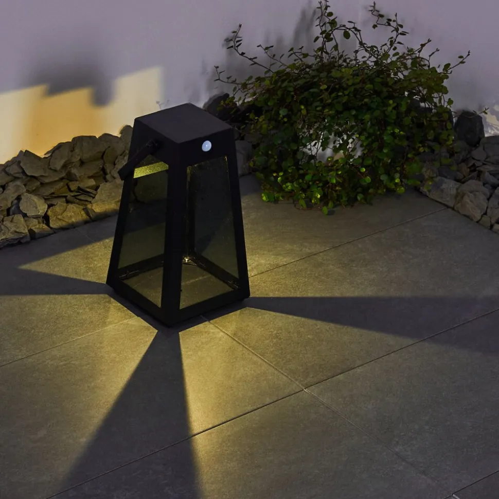 Lampe Solaire Arnhem Led Noir, 1 Lumiere