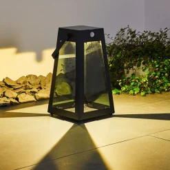 Lampe Solaire Arnhem Led Noir, 1 Lumiere