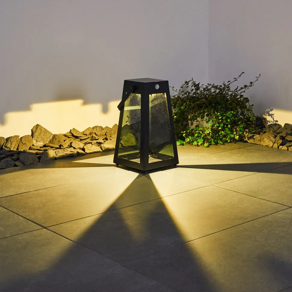 Lampe Solaire Arnhem Led Noir, 1 Lumiere