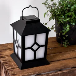 Lampe Solaire Folgarida Led Noir, 64 Lumieres