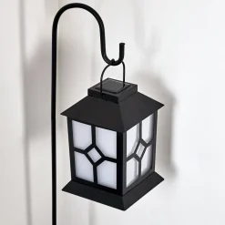 Lampe Solaire Folgarida Led Noir, 64 Lumieres