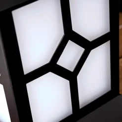 Lampe Solaire Folgarida Led Noir, 64 Lumieres