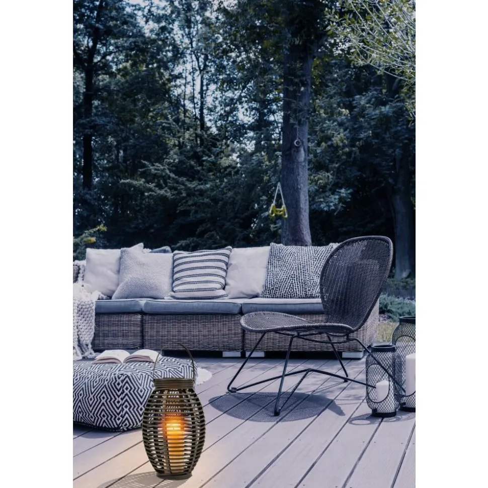 Lampe Solaire Globo Don Led Gris, 1 Lumiere