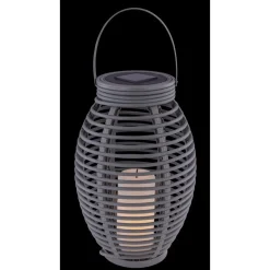 Lampe Solaire Globo Don Led Gris, 1 Lumiere