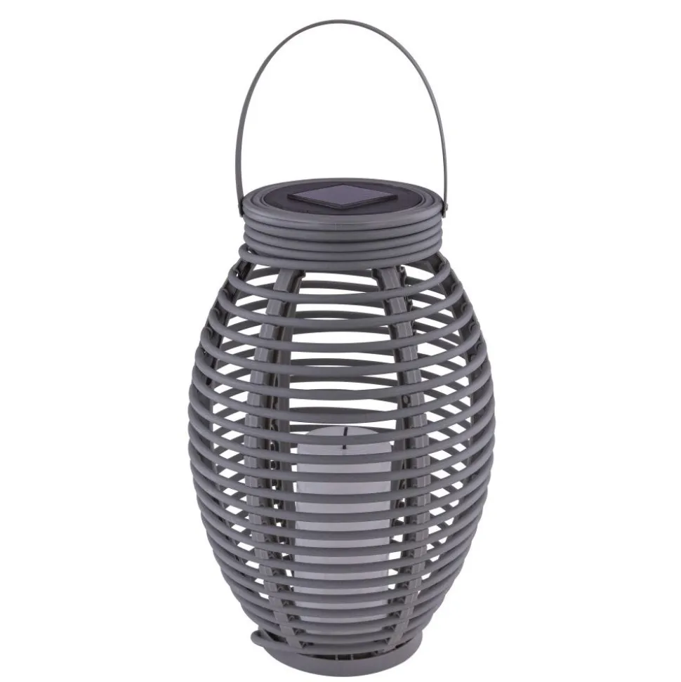 Lampe Solaire Globo Don Led Gris, 1 Lumiere