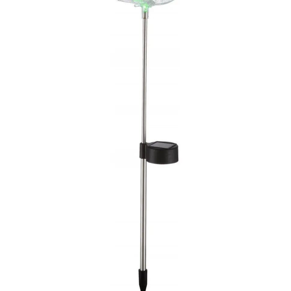 Lampe Solaire Globo Led Acier Inoxydable, 1 Lumiere
