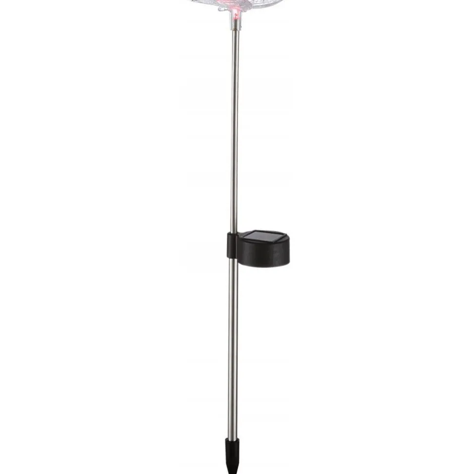 Lampe Solaire Globo Led Acier Inoxydable, 1 Lumiere