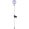 Lampe Solaire Globo Led Argente, 1 Lumiere, Changeur De Couleurs