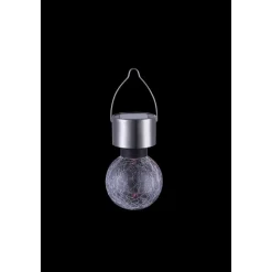 Lampe Solaire Globo Led Acier Inoxydable, 1 Lumiere, Changeur De Couleurs