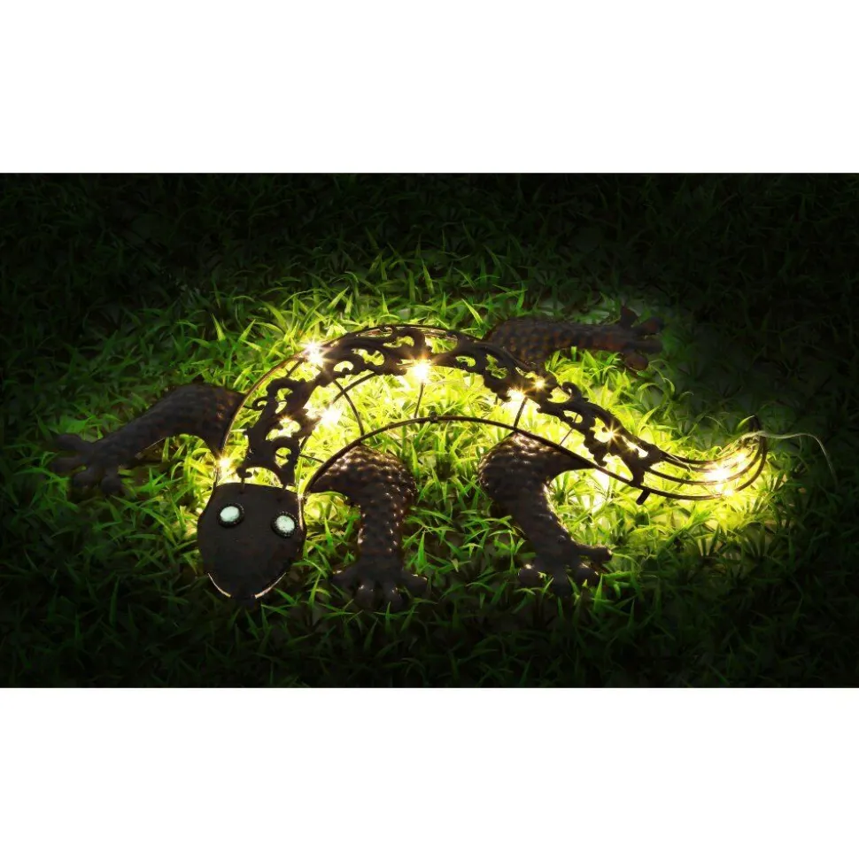 Lampe Solaire Globo Led Bronze, 25 Lumieres