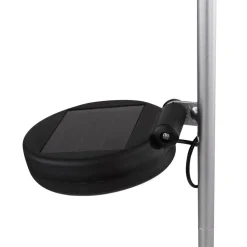 Lampe Solaire Globo Led Bleu, Argente, 1 Lumiere