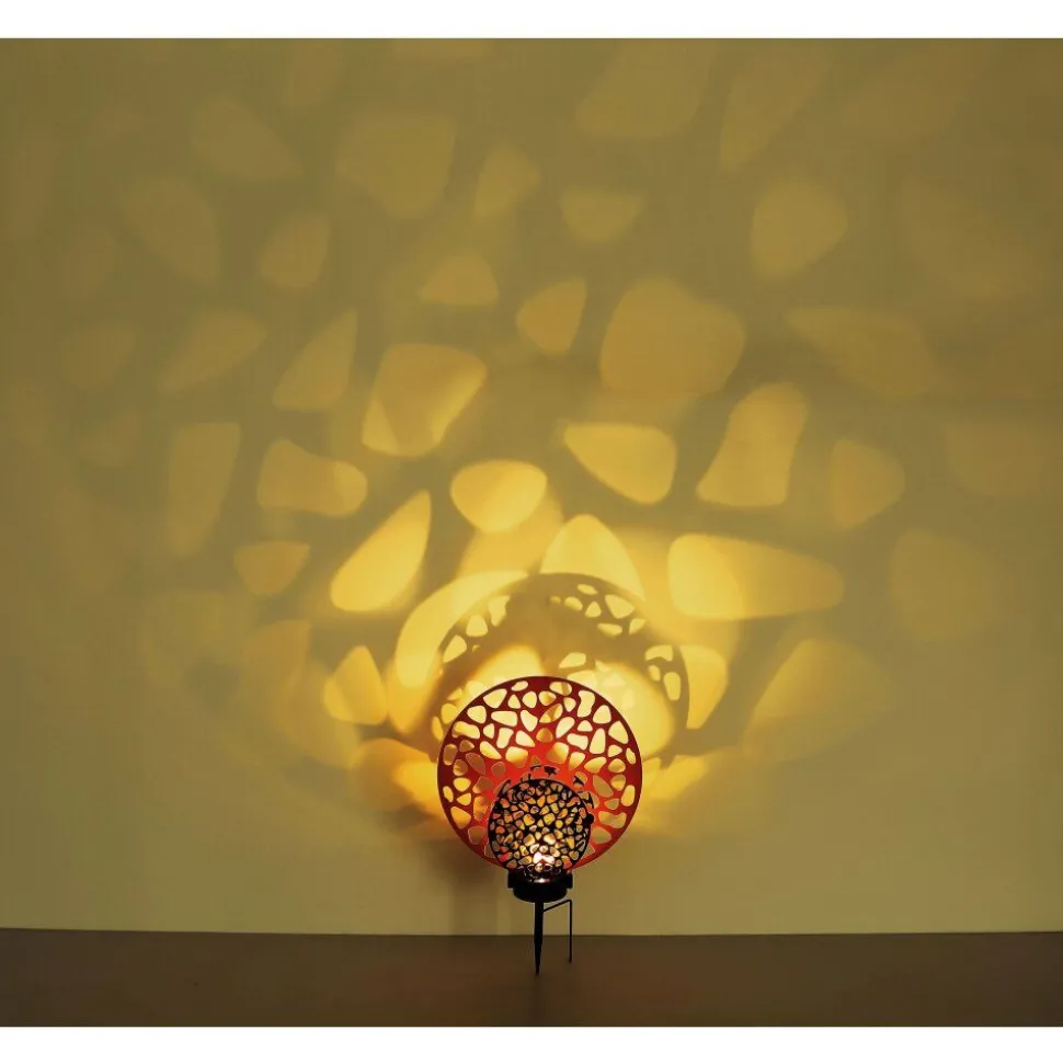 Lampe Solaire Globo Led Noir, 2 Lumieres