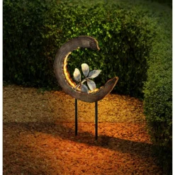 Lampe Solaire Globo Led Noir, 24 Lumieres