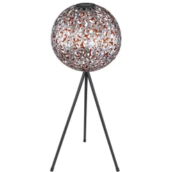 Lampe Solaire Globo Led Noir, 1 Lumiere
