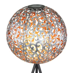 Lampe Solaire Globo Led Noir, 1 Lumiere