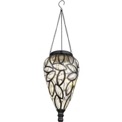 Lampe Solaire Globo Led Noir, 15 Lumieres