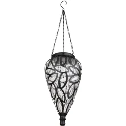 Lampe Solaire Globo Led Noir, 15 Lumieres