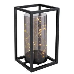 Lampe Solaire Globo Led Noir, 30 Lumieres