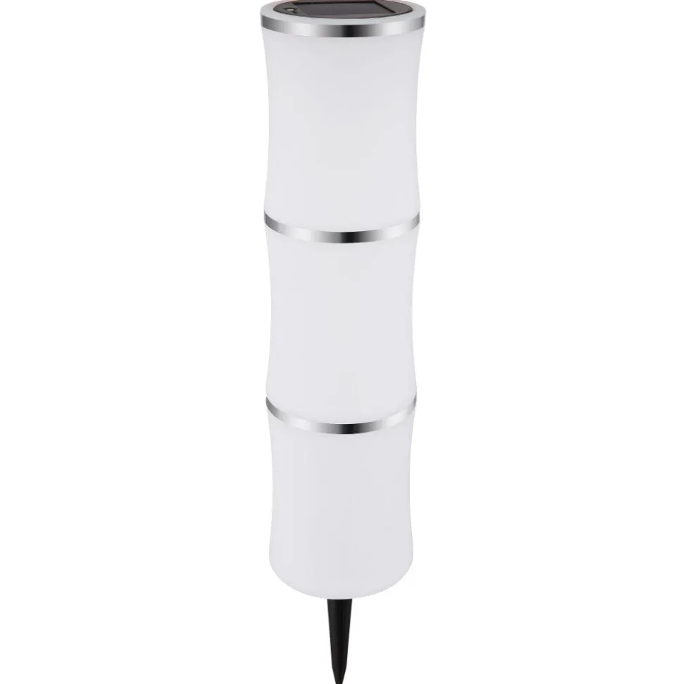 Lampe Solaire Globo Led Noir, 1 Lumiere, Changeur De Couleurs