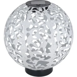 Lampe Solaire Globo Led Noir, 1 Lumiere