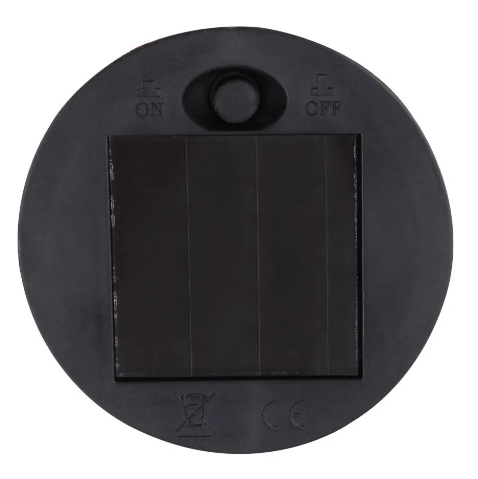 Lampe Solaire Globo Led Noir, 1 Lumiere