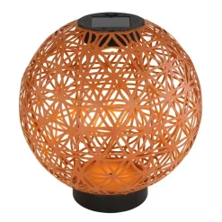 Lampe Solaire Globo Led Noir, 1 Lumiere