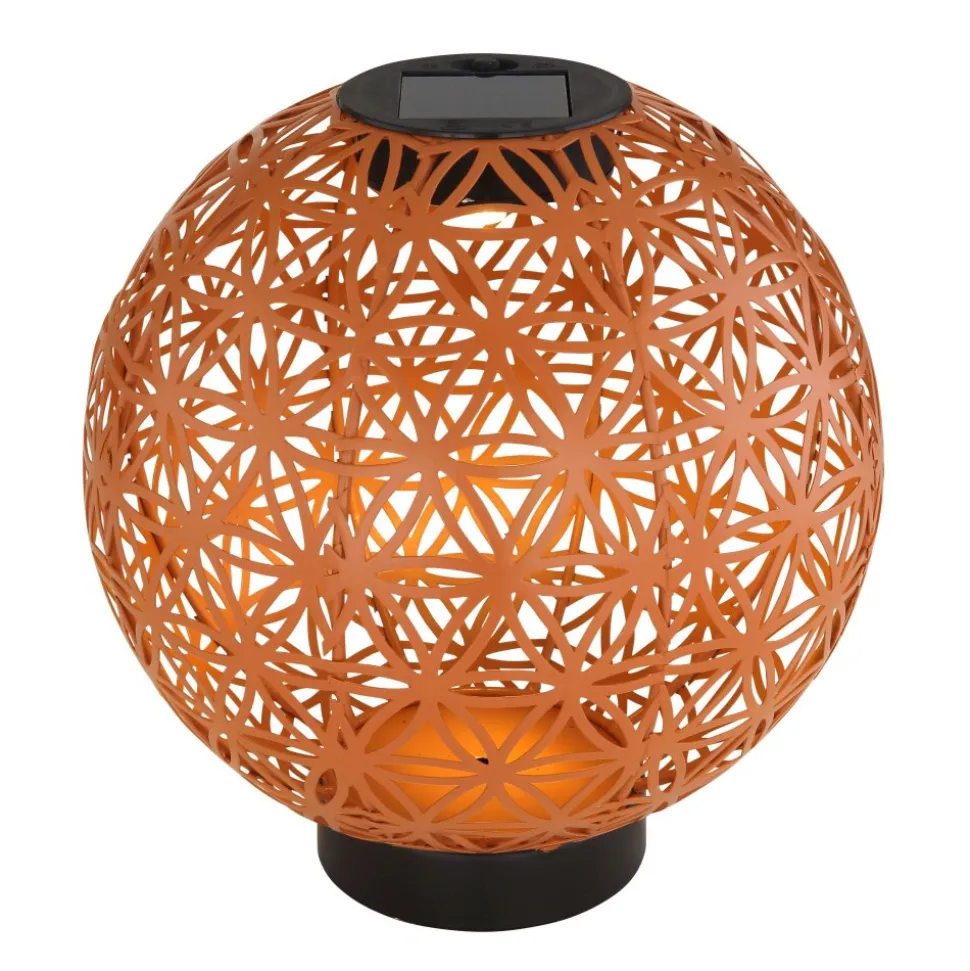 Lampe Solaire Globo Led Noir, 1 Lumiere