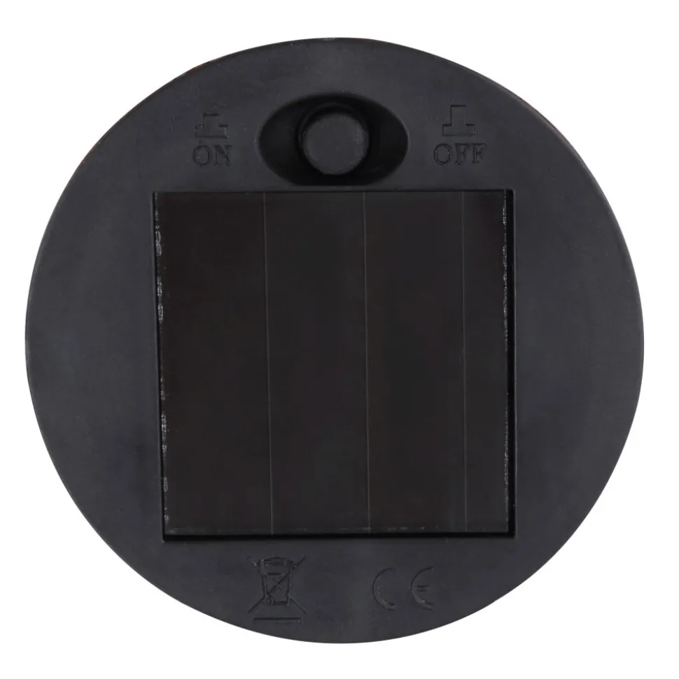 Lampe Solaire Globo Led Noir, 1 Lumiere