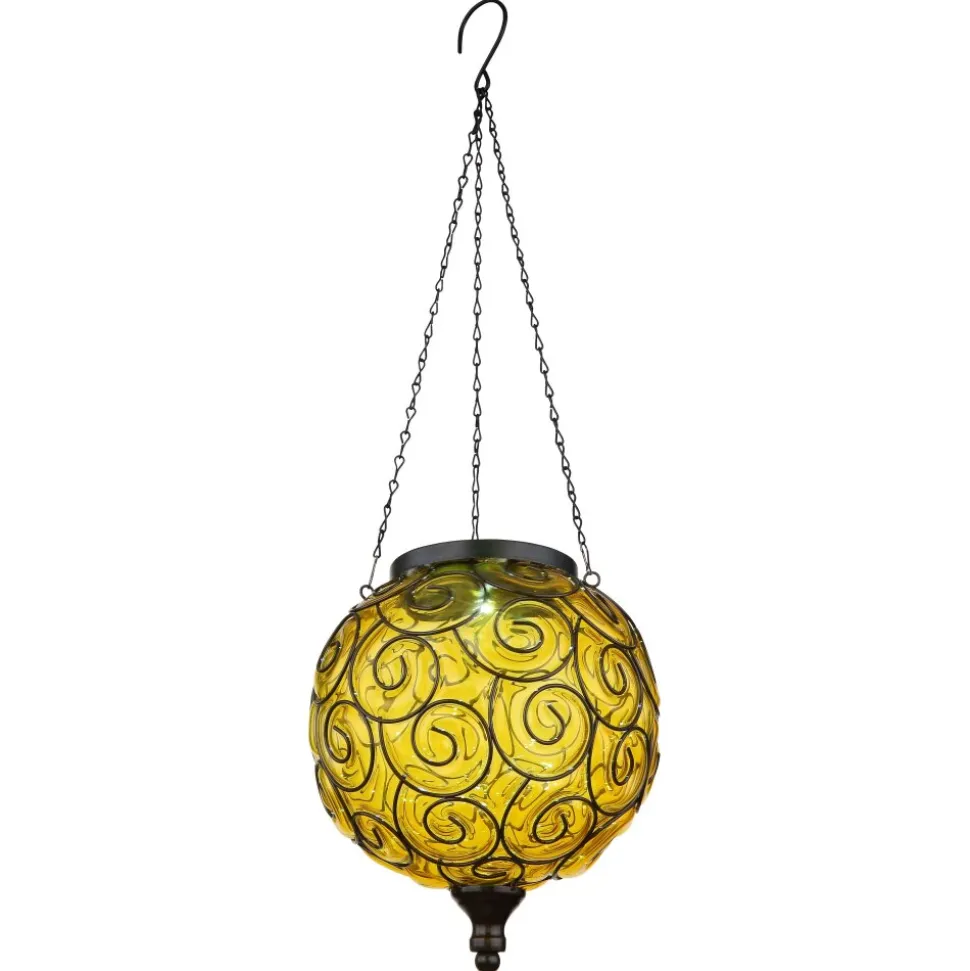Lampe Solaire Globo Led Noir, 1 Lumiere
