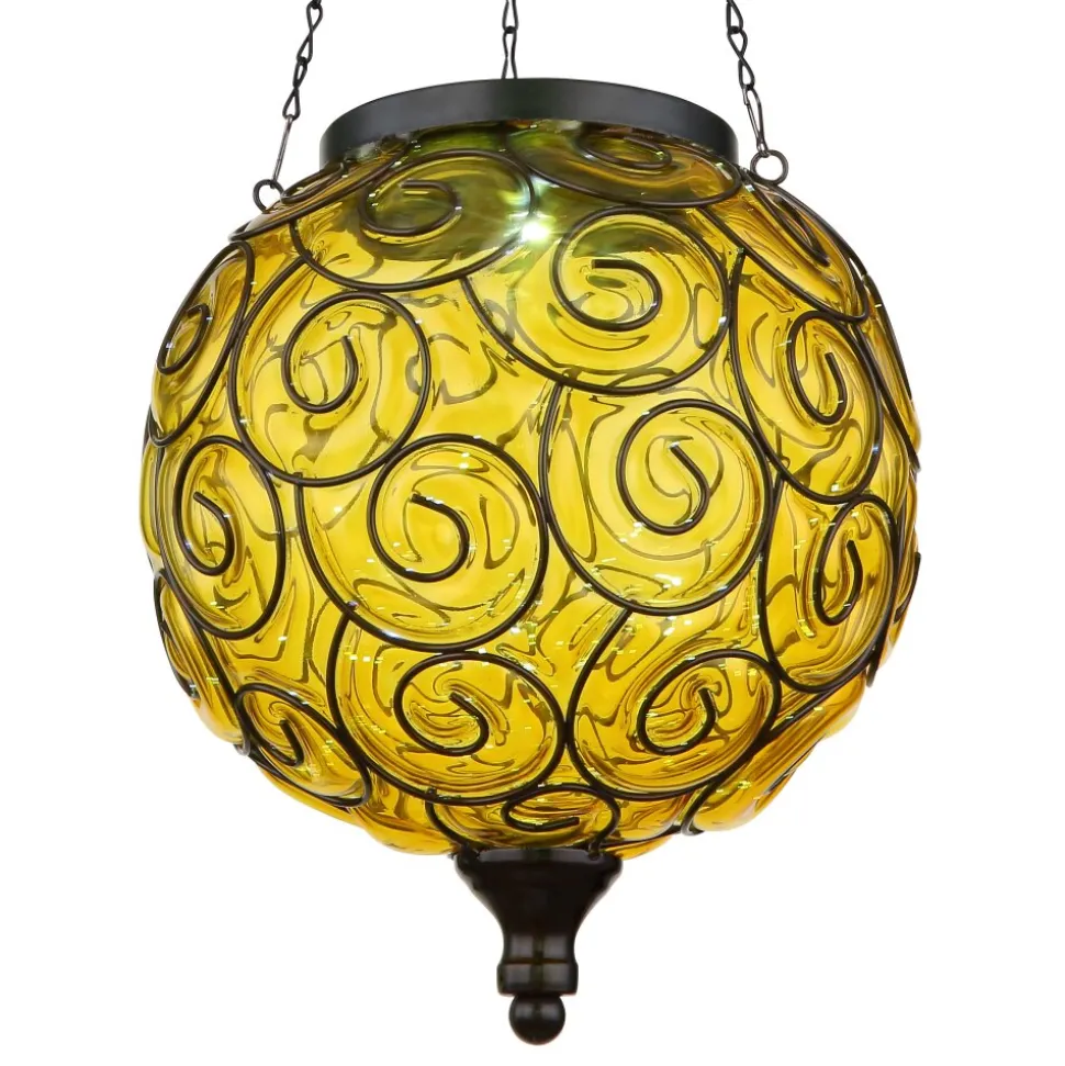 Lampe Solaire Globo Led Noir, 1 Lumiere