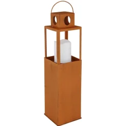 Lampe Solaire Globo Led Rouille, 1 Lumiere