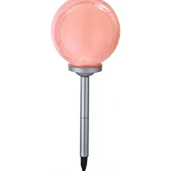 Lampe Solaire Globo Solar Led Argente, 4 Lumieres